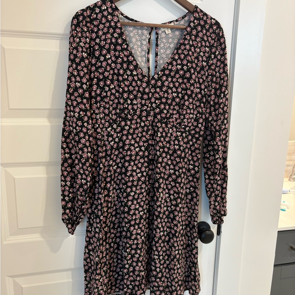 Floral Long Sleeve Dress